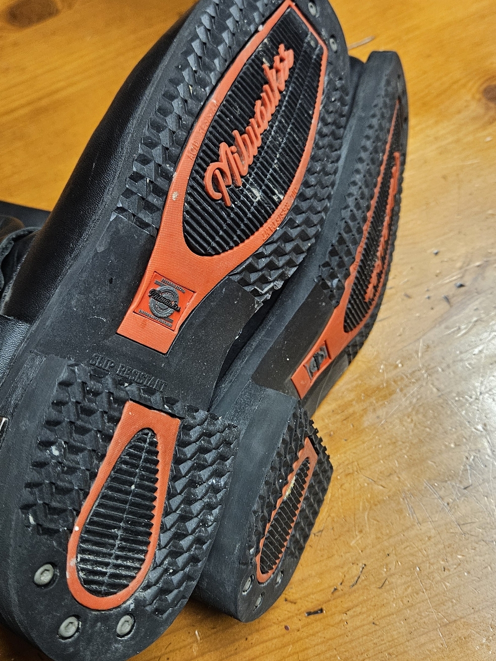Leather Black Men's Engineer Boots - Picture 5 of 5